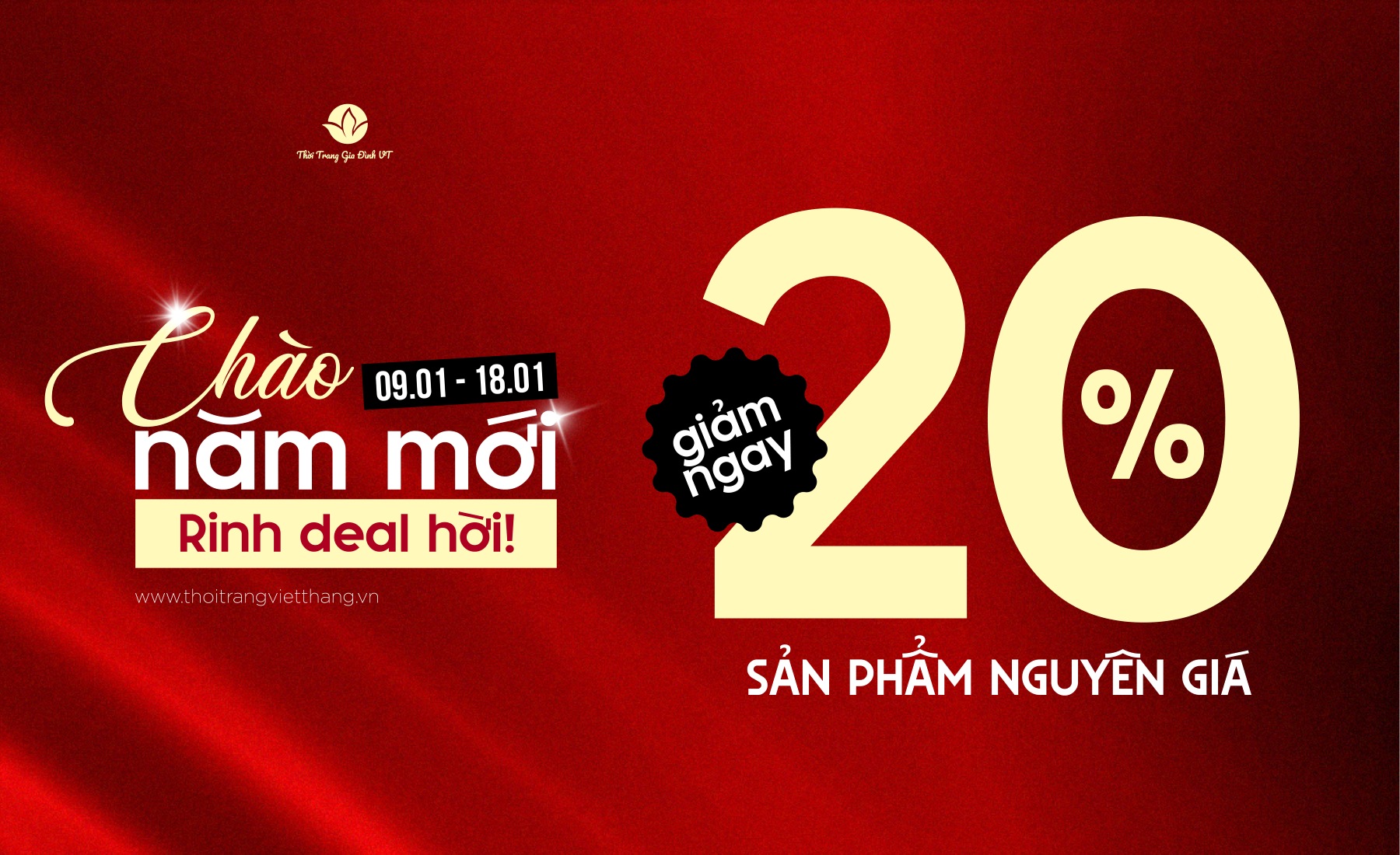 CHÀO NĂM MỚI – RINH DEAL HỜI CÙNG THỜI TRANG GIA ĐÌNH VT! 🎉